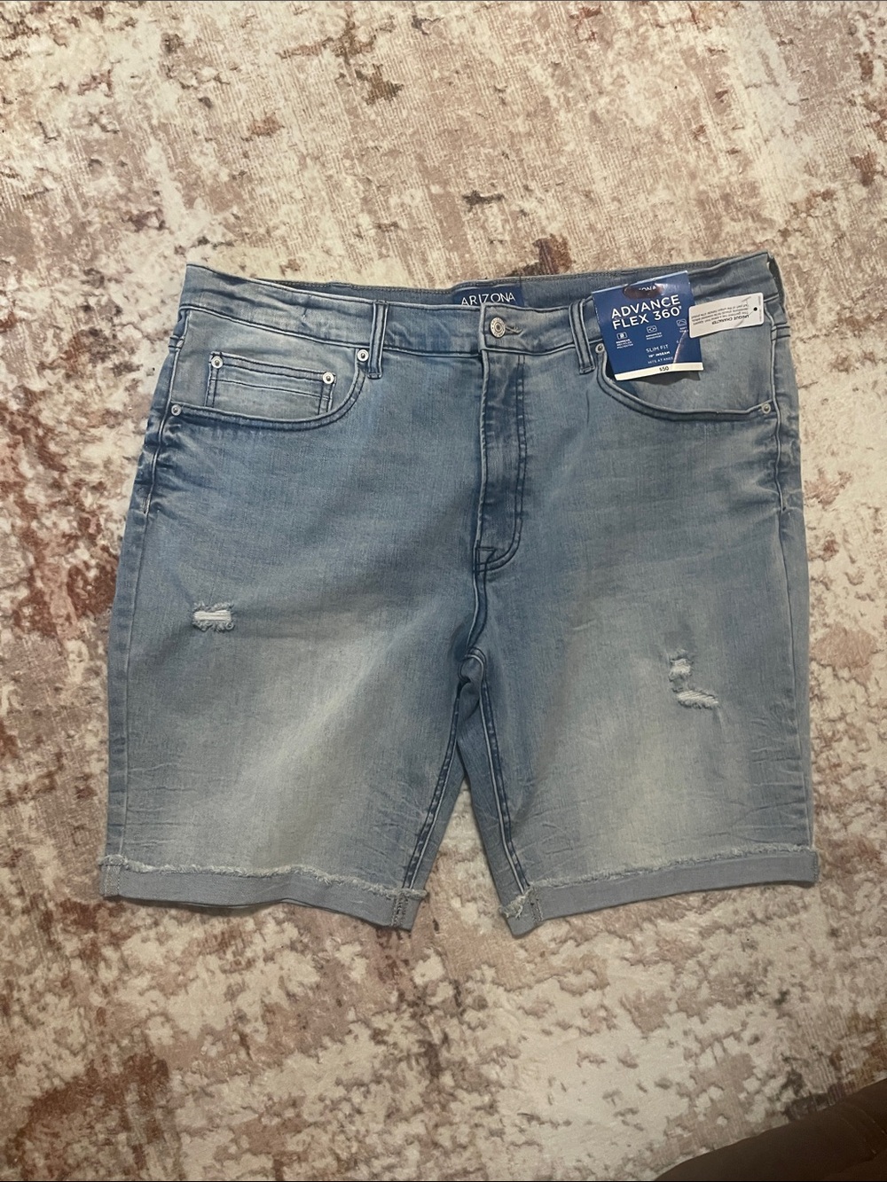 Men’s Arizona Jean Company Light Wash Denim Jean Shorts